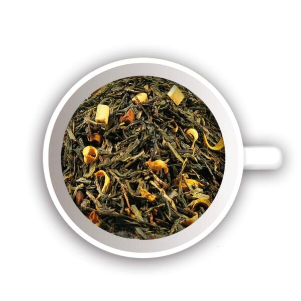 SET 2v1 Čaj + Cukor – Zelený čaj a Karamelový cukor