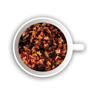 SET 2v1 Čaj + Cukor – Ovocný čaj a Pomarančový cukor